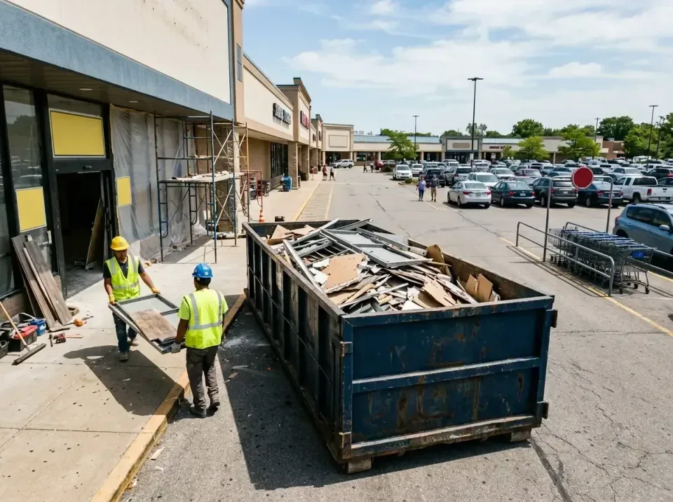retail-store-renovation-debris-003 — frequently asked questions, Roll-off Dumpster Rentals in Grissom AFB, IN